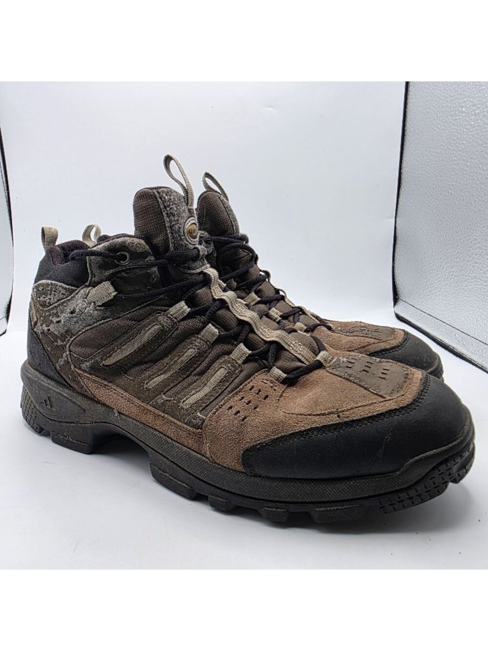 Vintage Adidas Kalama Mid Hiking Boots Mens 10.5 Brown Gorpcore 946021
